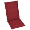 vidaXL Reclining Patio Chairs with Cushions 6 pcs Solid Teak Wood (3x48980+314115)