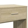 vidaXL Dressing Table Set Sonoma oak Engineered wood, Glass Standard