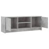 vidaXL TV Cabinet Concrete grey Engineered wood Medium TV Cabinet
