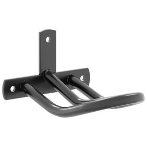 vidaXL Bridle Hanger Black Powder-coated iron 5.1 x 5.1 x 3.0 in