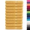 vidaXL Towel Set of 10 Gold 100% Cotton 39.4 x 78.7 in Bath Towel