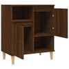 vidaXL Sideboard Brown Oak Engineered Wood Medium Sideboard
