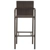 vidaXL Garden Bar Set Brown Solid acacia wood Compact Footrest