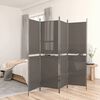 vidaXL 5-Panel Room Divider Anthracite 98.4"x78.7" Fabric