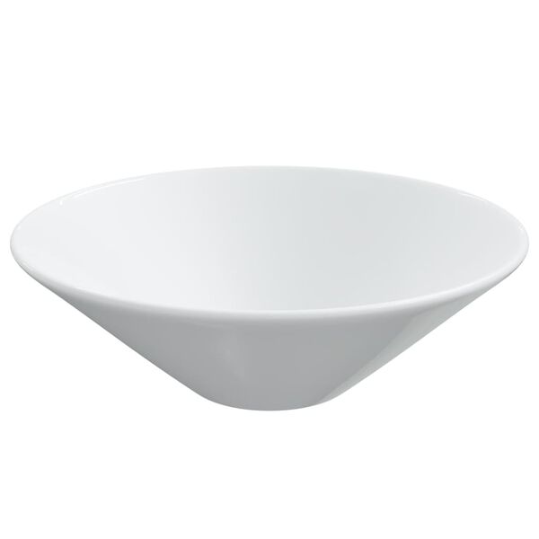 vidaXL Wash Basins 2 pcs White 16.5x16.5x5.5" Ceramic