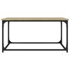 vidaXL Coffee Table Sonoma oak, black