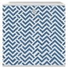 vidaXL Foldable Storage Box Set of 10 Blue with chevron pattern