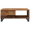 vidaXL Coffee Table Old wood Engineered wood, metal Small Coffee Table