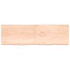 vidaXL Bathroom Countertop 78.7 x 23.6 x (0.8-1.6) " Untreated Solid Wood