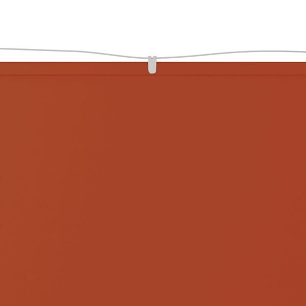 vidaXL Vertical Awning Terracotta Oxford fabric (100% polyester)