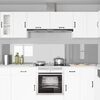 vidaXL Kitchen Backsplash 2 pcs Light Grey 47.24 x 19.69 in