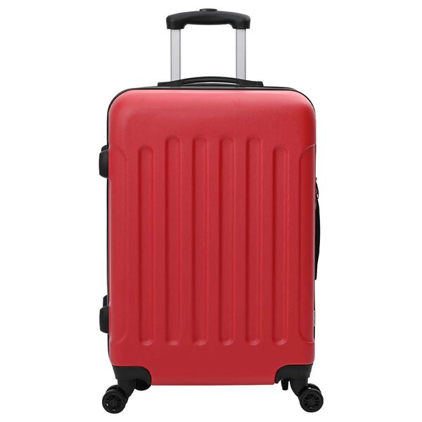 vidaXL Suitcase Set 3 pcs Red 50 x 31 x 78 cm ABS Plastic and Steel