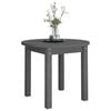 vidaXL Coffee Table Grey Solid pine wood Compact Simplistic