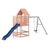 vidaXL Outdoor Playset Wooden frame with blue bits Solid Douglas wood
