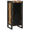 vidaXL Bathroom Cabinet with Shelf with Door Brown Solid Reclaim Wood