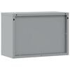vidaXL Tool Cabinet Red and gray 50 x 25 x 35 cm Powder-coated steel