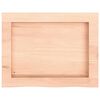 vidaXL Bathroom Countertop 15.7 x 11.8 x (0.8-1.6) " Untreated Solid Wood