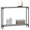 vidaXL Console Table Gray sonoma Engineered wood Narrow Adjustable Feet