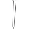 vidaXL Hairpin Table Leg Natural steel Solid powder-coated steel