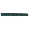 vidaXL Raised Bed Green Galvanized Steel 189.0 x 31.5 x 17.7 in Durable