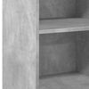 vidaXL Sideboard Concrete grey Engineered wood Standard Sideboard