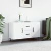 vidaXL Sideboard White Engineered wood Medium Sideboard Rectangular