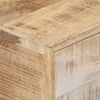 vidaXL Coffee Table Brown Solid Mango Wood 34.6 in Storage