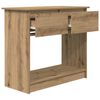 vidaXL Console Table Artisan oak Engineered wood Medium Console Table