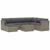 vidaXL Garden Lounge Set Grey, Dark grey