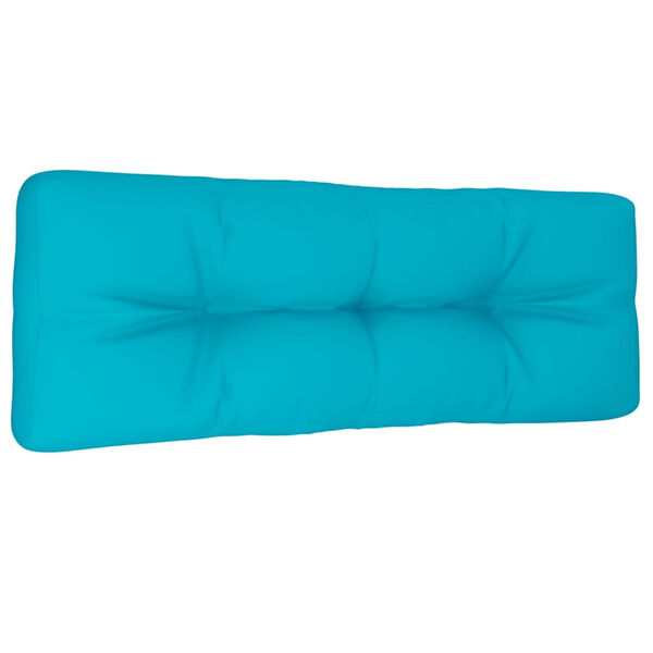 vidaXL Pallet Cushion Turquoise 47.2"x15.7"x4.7" Fabric