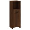 vidaXL Bathroom Furniture Set Brown Oak Engineered Wood Compact