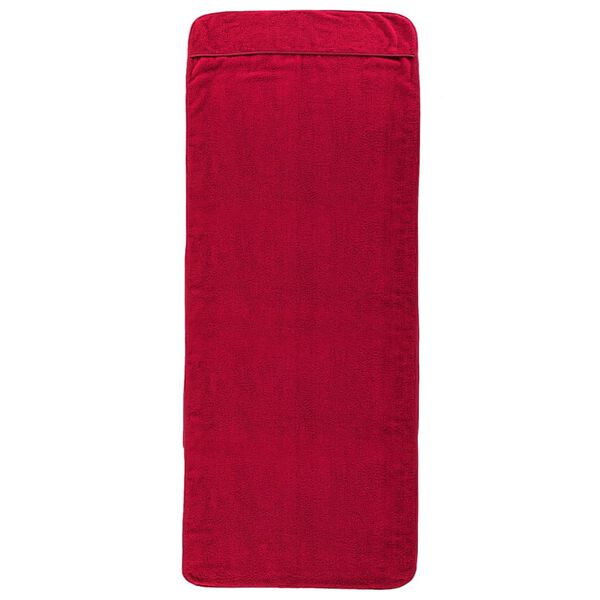 vidaXL Beach Towel Set of 4 Burgundy 84% cotton, 16% polyester