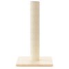 vidaXL Cat Scratching Post Cream Engineered wood, plush, sisal Medium