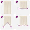 vidaXL String Curtains 2 pcs 39.4x98.4" Cream
