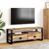 vidaXL TV Cabinet Multicolor Solid reclaimed wood, Steel Medium