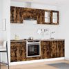 vidaXL Kitchen Cabinet Set Lyon 8 pcs Smoked oak 240 x 46 x 81.5 cm