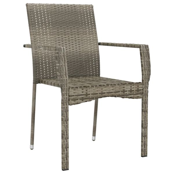 vidaXL Garden Chair Grey