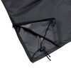 vidaXL Heater Cover Set of 2 Black 420D Oxford fabric with PU coating