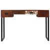 vidaXL Desk Brown Solid Acacia Wood Standard Desk Rectangular