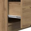 vidaXL Bathroom Cabinet with Door Artisan Oak 23.23 x 14.57 x 23.23 in