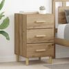 vidaXL Bedside Cabinet Artisan Oak 15.75 x 15.75 x 25.98 in