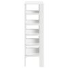 vidaXL Shoe Rack White Engineered wood Slim Shoe Rack Rectangular