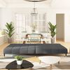 vidaXL Sofa Bed Dark Grey Velvet (100% polyester), wood, metal 2-seater