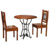vidaXL Dining Table Set Brown Solid Acacia wood Medium Durable