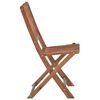 vidaXL Garden Chair Set of 8 Beige, Natural Wood