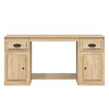 vidaXL Desk With Cabinet Sonoma Oak Engineered wood Standard