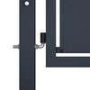 vidaXL Garden Gate Steel 118.1x59.1" Anthracite