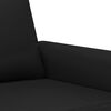vidaXL Sofa Set Black Faux leather, metal, textilene, plywood