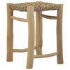 vidaXL Stools 2 pcs Brown Seagrass