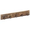 vidaXL Hall Hanger Natural Wood Solid Reclaimed Wood Medium